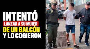 Intentó lanzar a su mujer de un balcón y lo cogieron