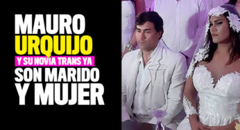 Mauro Urquijo y su novia trans ya se dieron el si