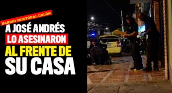 A José Andrés lo asesinaron al frente de su casa