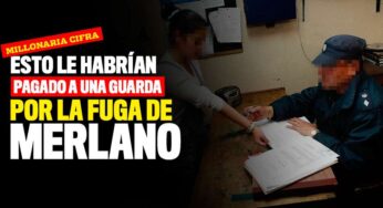 Esto le habrían pagado a una guarda por la fuga de Merlano
