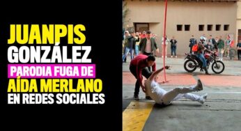 Juanpis González parodia fuga de Aída Merlano en redes sociales