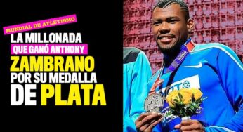 La millonada que sacó Anthony Zambrano del Mundial de Atletismo