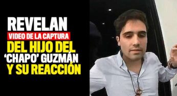 Video exacto de la captura del hijo del 'Chapo' Guzmán y su reacción