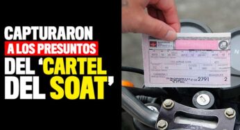 Capturaron a los presuntos integrantes del 'Cartel del Soat'