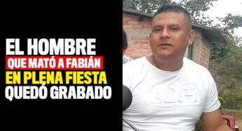 El hombre que mató a Fabián quedó grabado