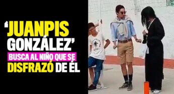 'Juanpis González' busca al niño que se disfrazó de él