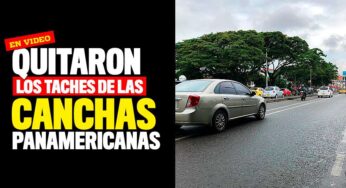 VIDEO: Quitaron los taches de las canchas Panamericanas