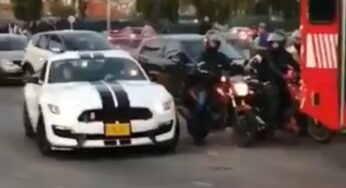 Estrelló su nuevo carro deportivo por 'visajoso'