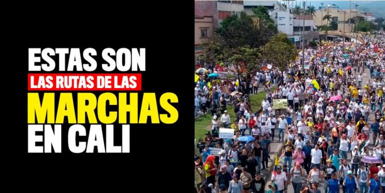 Estas Son Las Rutas De Las Marchas En Cali 5099