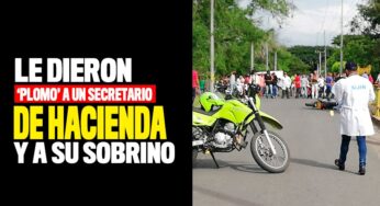 Le dieron 'plomo' a un Secretario de Hacienda y a su sobrino