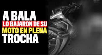 A José lo bajaron a bala de su moto en Roldanillo