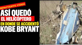Primeras imágenes del helicóptero accidentado en el que viajaba Kobe Bryant