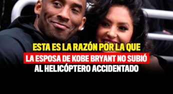 Esta es la razón por la que la esposa de Kobe Bryant no subió al helicóptero accidentado