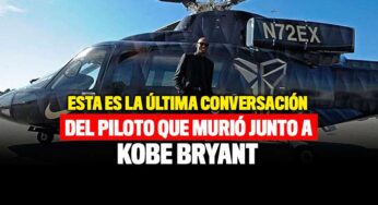 Esta es la última conversación del piloto con la torre antes del accidente de Kobe Bryant