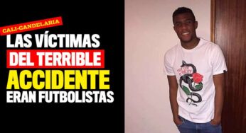 Las víctimas del fuerte accidente en la vía a Candelaria eran futbolistas