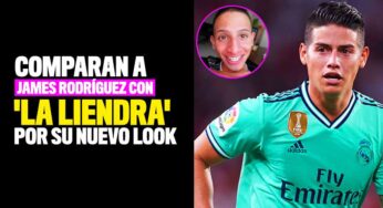Comparan a James Rodríguez con 'La Liendra' por su nuevo look