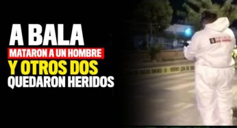 Mataron a un hombre a bala y dos más quedaron heridos en Cali