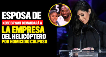 Esposa de Kobe Bryant demandará a la empresa del helicóptero por homicidio culposo
