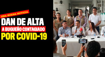 Dan de alta a bugueño contagiado por Covid-19
