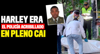 FOTO: Harley era el policía acribillado en pleno CAI