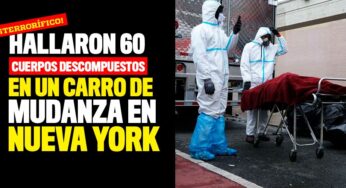 Hallan 60 cuerpos en un camión de mudanzas frente a una funeraria de Nueva York