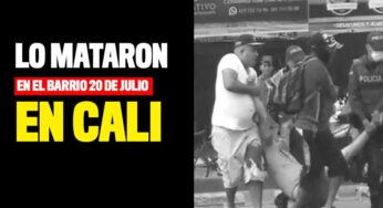 Sicario asesinó a un hombre en el barrio 20 de Julio de Cali