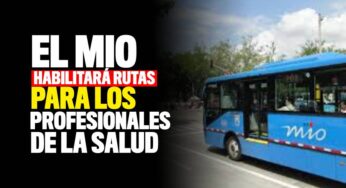 El MIO habilitará rutas exclusivas para los profesionales de la salud