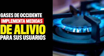 Estas son las nuevas medidas de alivio para los usuarios de Gases de Occidente