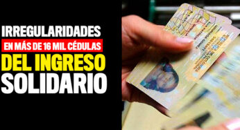 La Registraduría detectó más de 16 mil irregularidades en cédulas de ingreso solidario