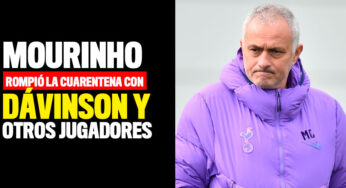 Mourinho admitió haber roto las reglas del confinamiento en el Tottenham