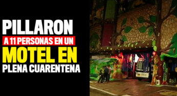 Pillaron a 11 personas en un motel en plena cuarentena