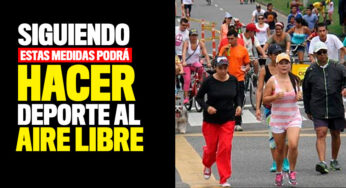 Estas son las condiciones para hacer deporte al aire libre en cuarentena