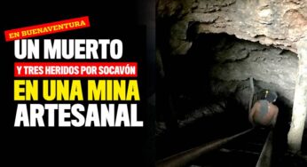 Un muerto y tres heridos por socavón en una mina artesanal de Buenaventura
