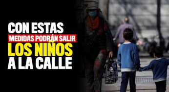 Con estas medidas podrán salir los menores de edad a la calle