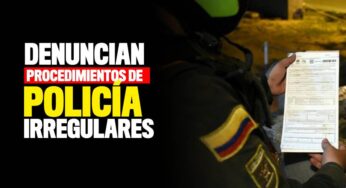 Denuncian irregularidades en procedimientos de Policía en Cali