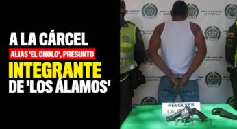 Asegurado alias 'El Cholo', presunto integrante de la banda 'Los Álamos'