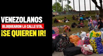 ¡Los venezolanos en Cali ya no aguantan más! Hoy bloquearon la Calle 5ta