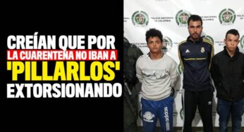 Creían que por la cuarentena no iban a 'pillarlos' extorsionando a su exjefe