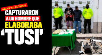 Capturaron a 'El Químico', acusado de elaborar 'tusi'