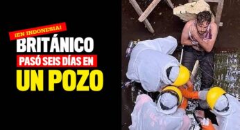Británico pasó seis días en el fondo de un pozo en Bali