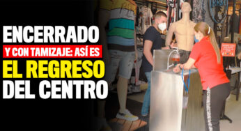 Video: Encerrado y con tamizaje, así es el regreso del Centro de Cali