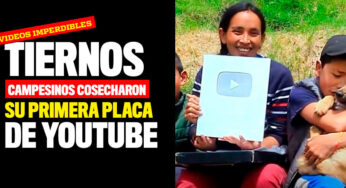 Tiernos campesinos cosecharon su primera placa de Youtube