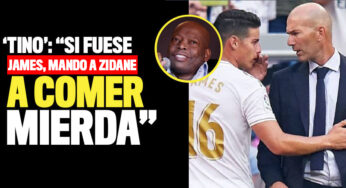 'Tino' Asprilla: "Si yo fuese James, mando a Zidane a comer mierda"