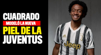 Juan Guillermo Cuadrado modeló la nueva 'piel' de la Juventus