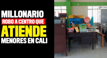 Millonario robo a centro que atiende menores en Cali