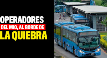 Operadores del MIO están al borde de la quiebra por crisis de Metrocali