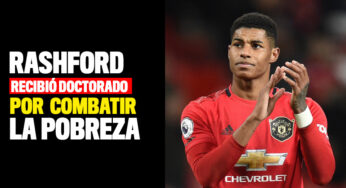 Marcus Rashford recibió doctorado por luchar contra la pobreza