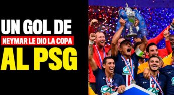 Neymar le dio la Copa de Francia al PSG, pero Mbappé se lesionó