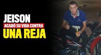 Jeison acabó su vida contra una reja