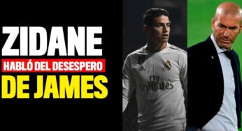 Zidane: "James dice la verdad, quiere jugar más y eso es normal"